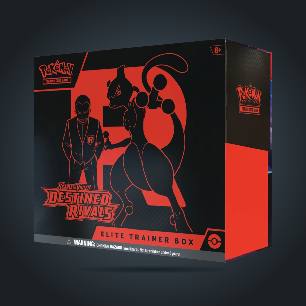 Pokémon TCG: Scarlet & Violet—Destined Rivals Elite Trainer Box — closed box front and side