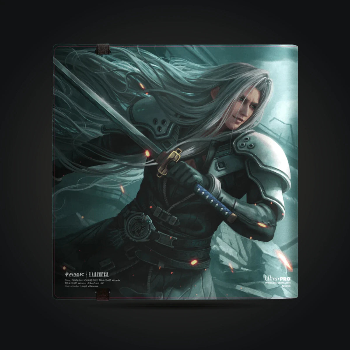 Ultra PRO FINAL FANTASY Cloud & Sephiroth PRO-Binder — back cover with Sephiroth artwork