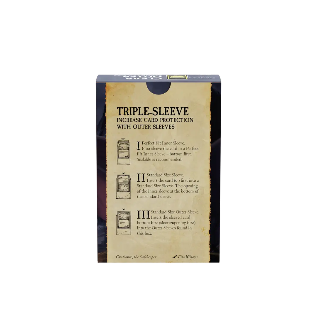 Dragon Shield Sleeves: Standard Outer Matte - Clear 100CT