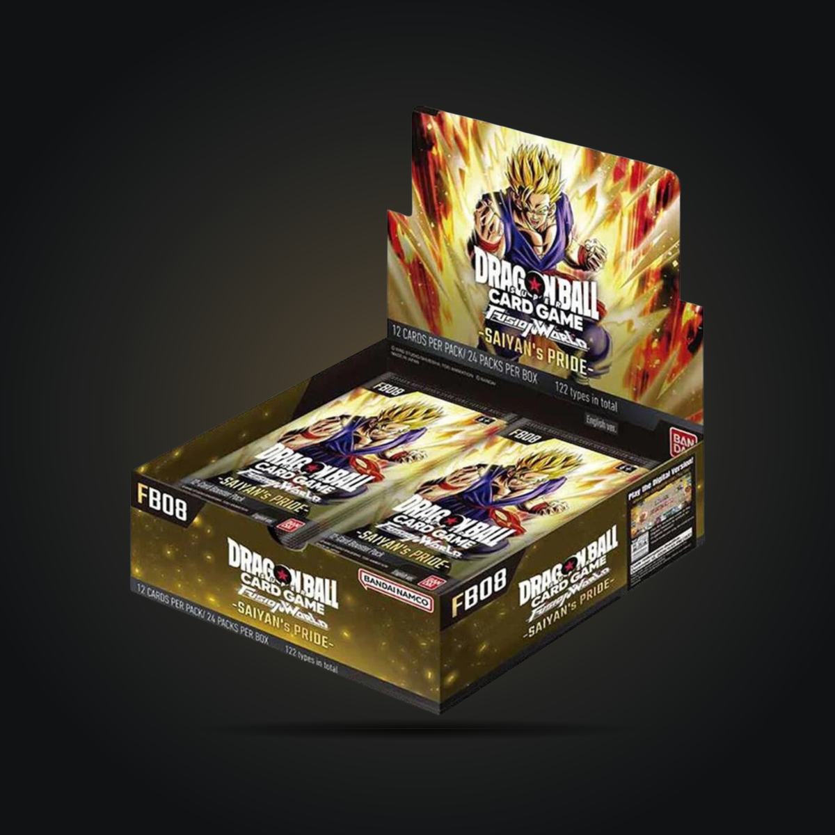 Dragon Ball Super Fusion World Saiyan’s Pride FB08 booster box