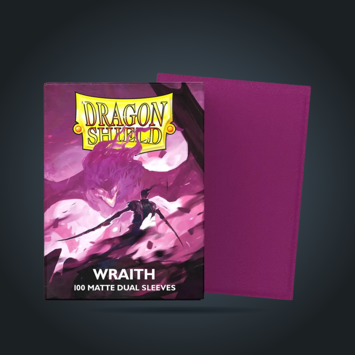 Dragon Shield Matte Dual Wraith standard-size card sleeves, 100-count box