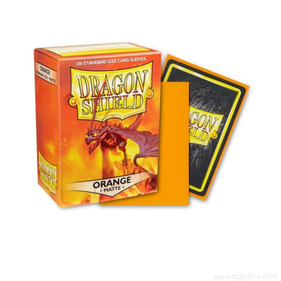 Dragon Shield Standard Card Sleeves (100ct) - Matte Orange