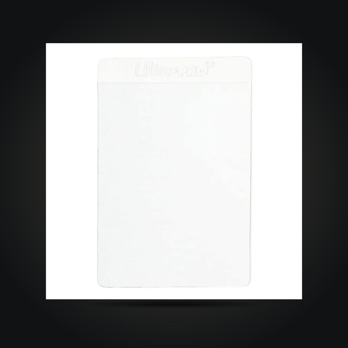 Ultra PRO clear semi-rigid card holder with half-inch lip