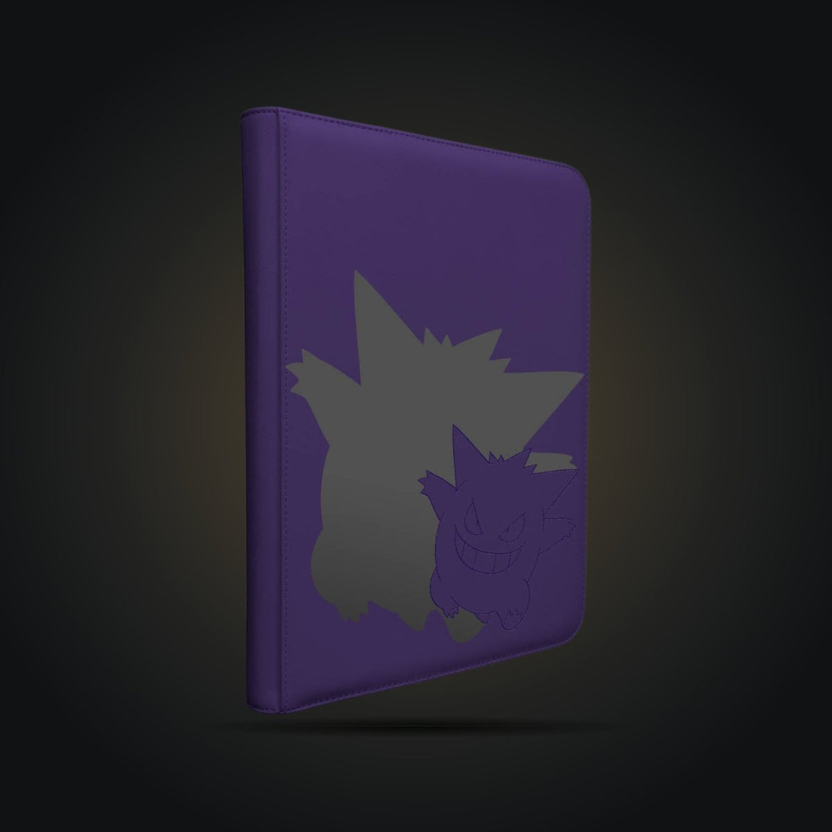 Ultra PRO Pokémon Elite Series Gengar purple 9-pocket zippered PRO-Binder, front view