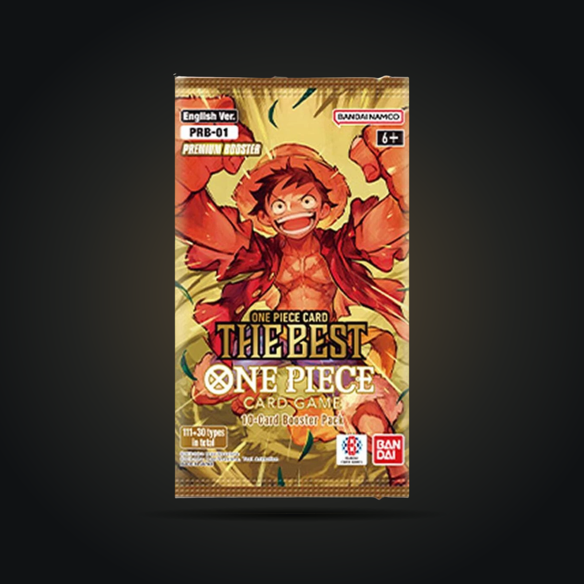 One Piece Card Game: Premium Booster —The Best— (PRB-01) Booster Pack — pack front