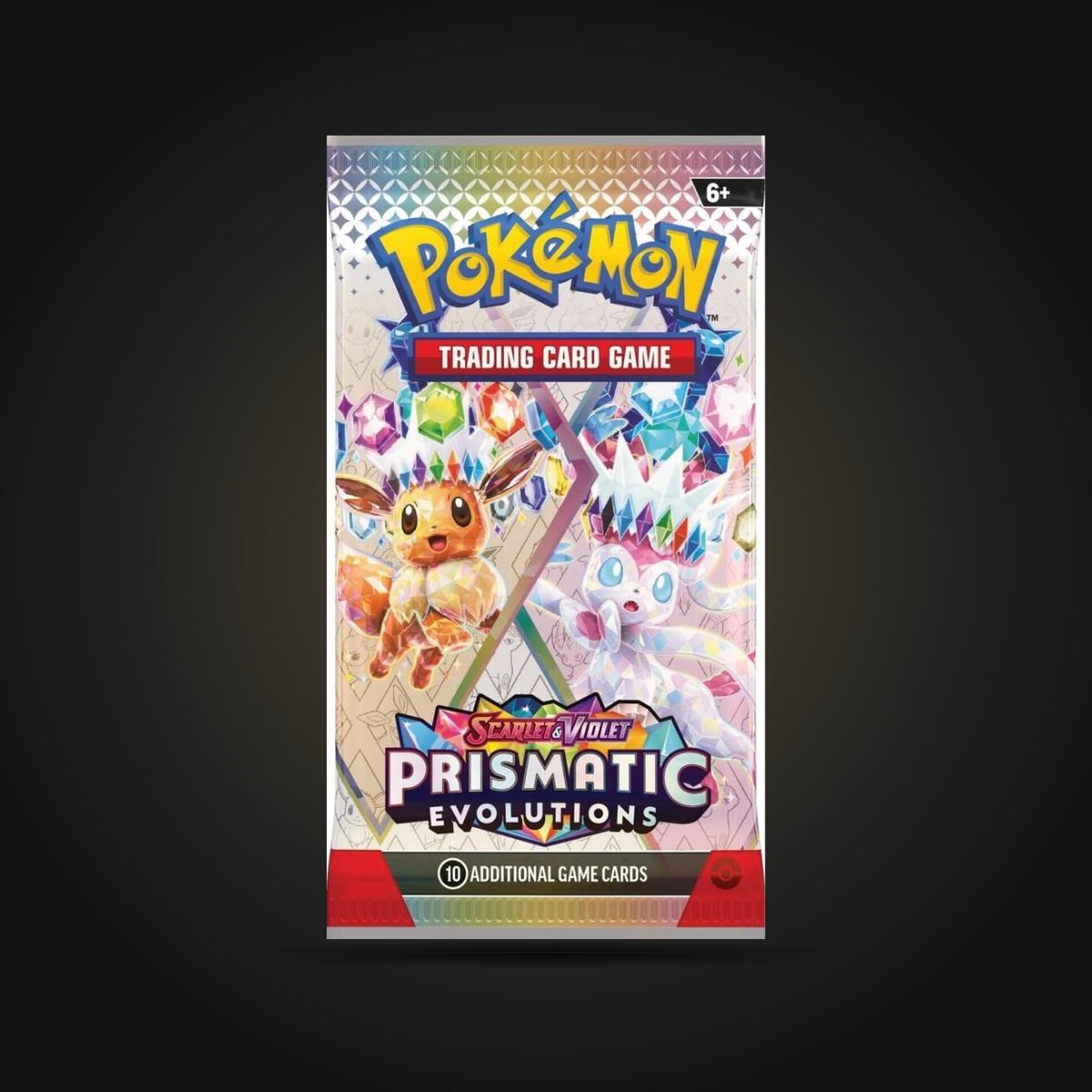 Pokémon TCG Scarlet and Violet Prismatic Evolutions English booster pack