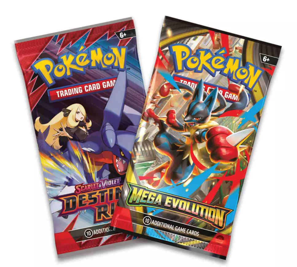 Mega Evolutions Mega Heroes Mini Tin Sealed Display (10 Tins)