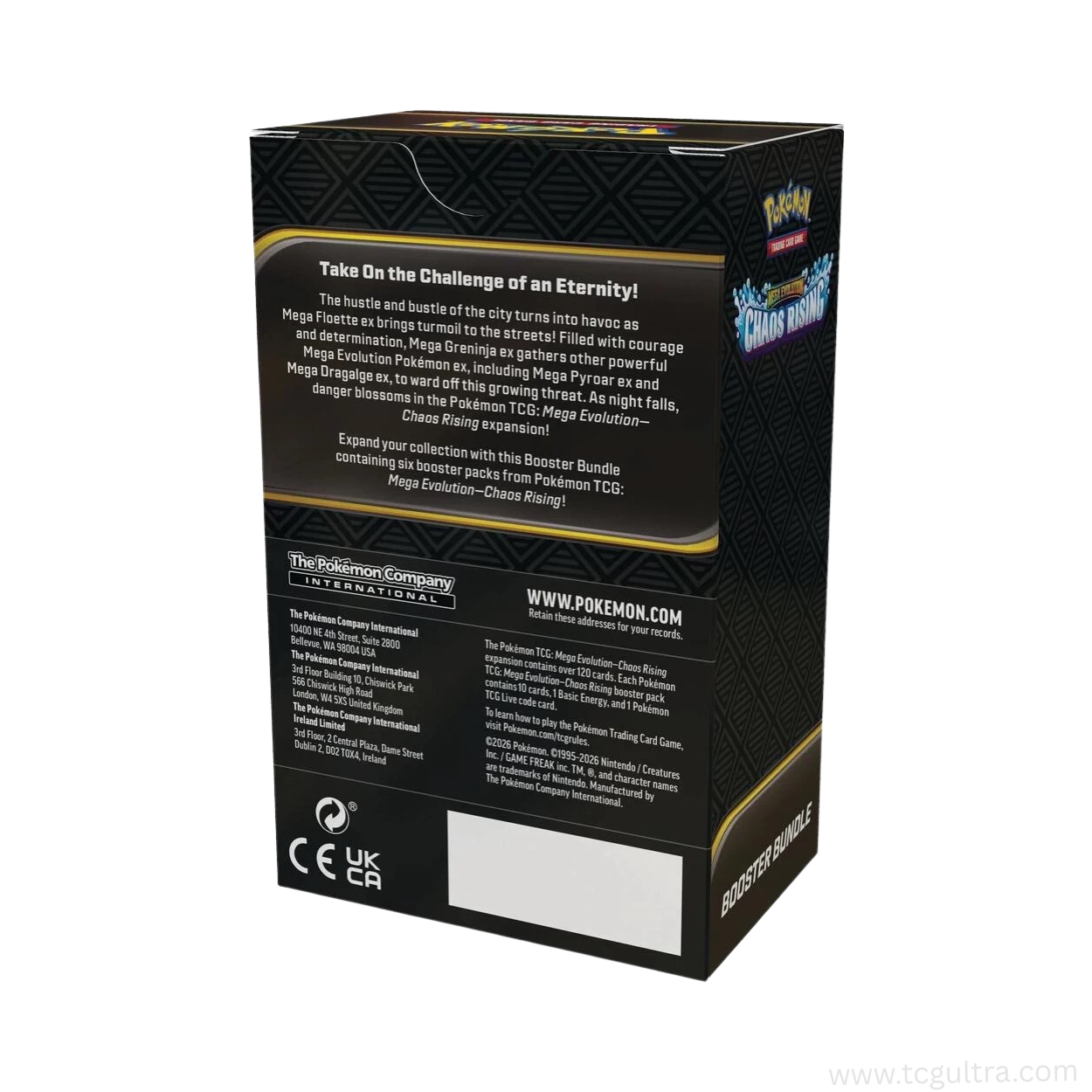 Pokémon TCG Mega Evolution Chaos Rising Booster Bundle (6 Packs)