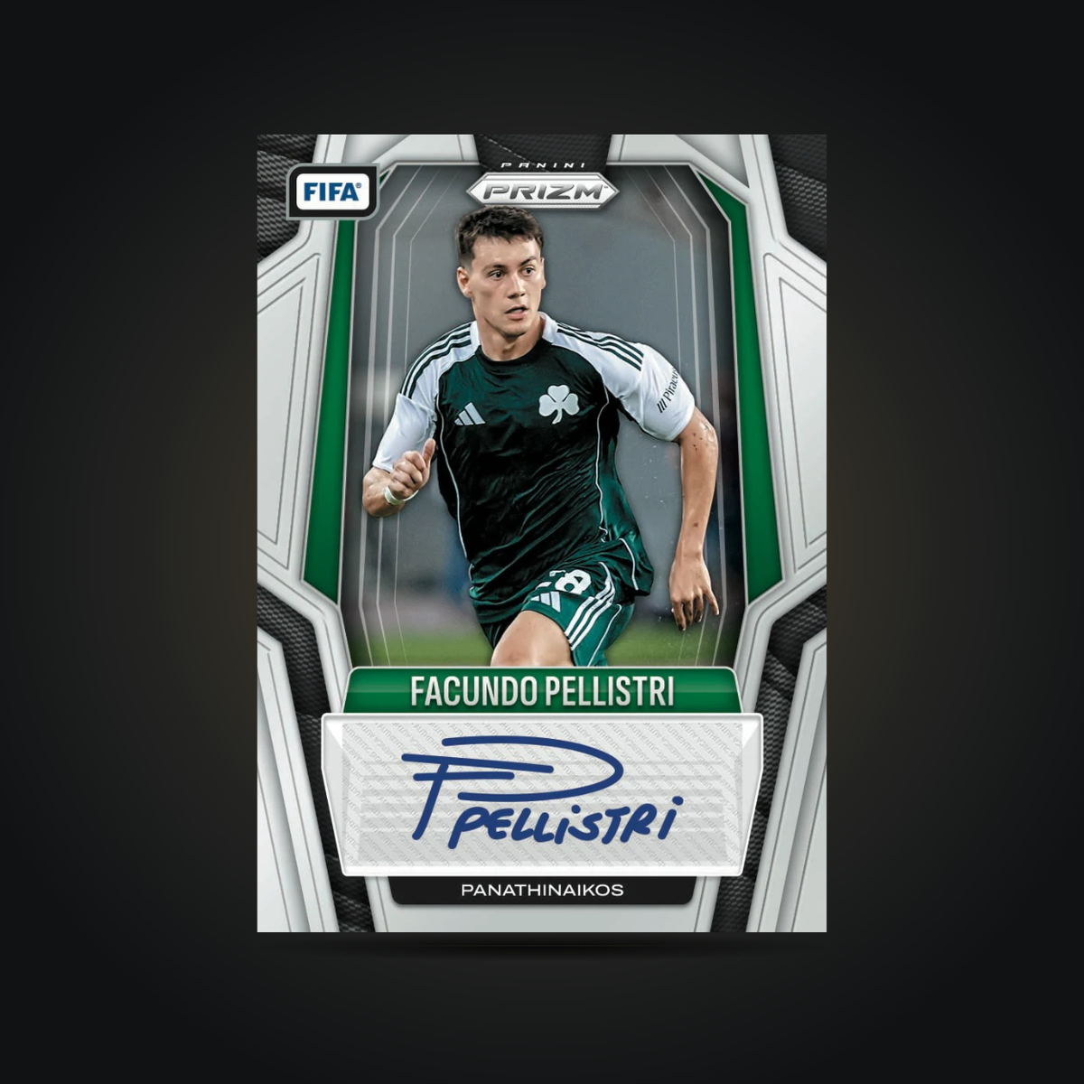 2025-26 Panini Prizm FIFA Facundo Pellistri Penmanship autograph card