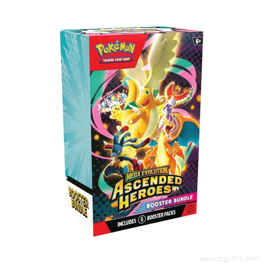 Pokémon TCG Mega Evolution Ascended Heroes Booster Bundle (6 Packs)