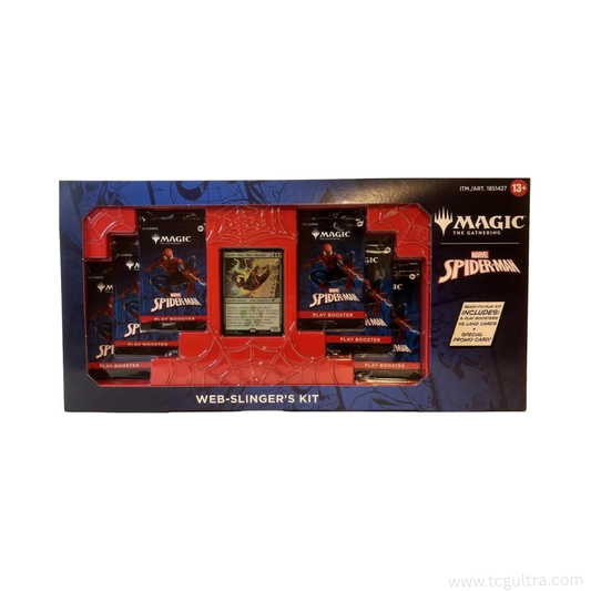 Magic: The Gathering Marvel’s Spider-Man Web-Slinger’s Kit – 6 Play Boosters + Promo