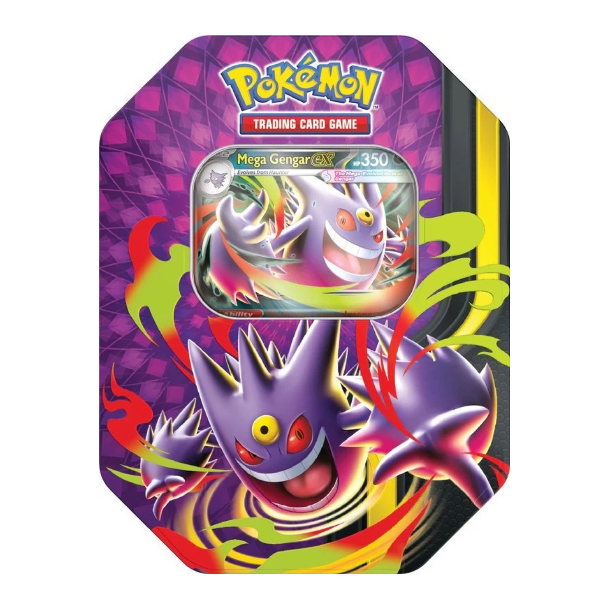 Pokémon TCG Mega Moonlit Tin – Mega Gengar ex or Mega Clefable ex