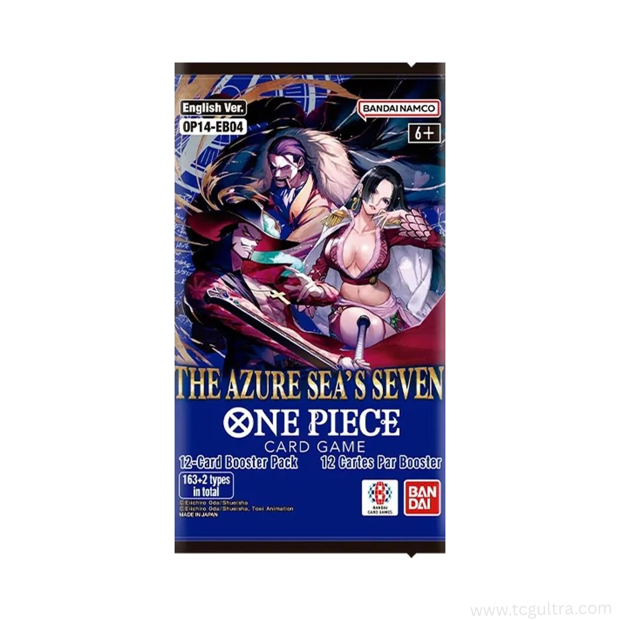 One Piece Card Game The Azure Sea’s Seven Sleeved Booster Pack (OP-14)