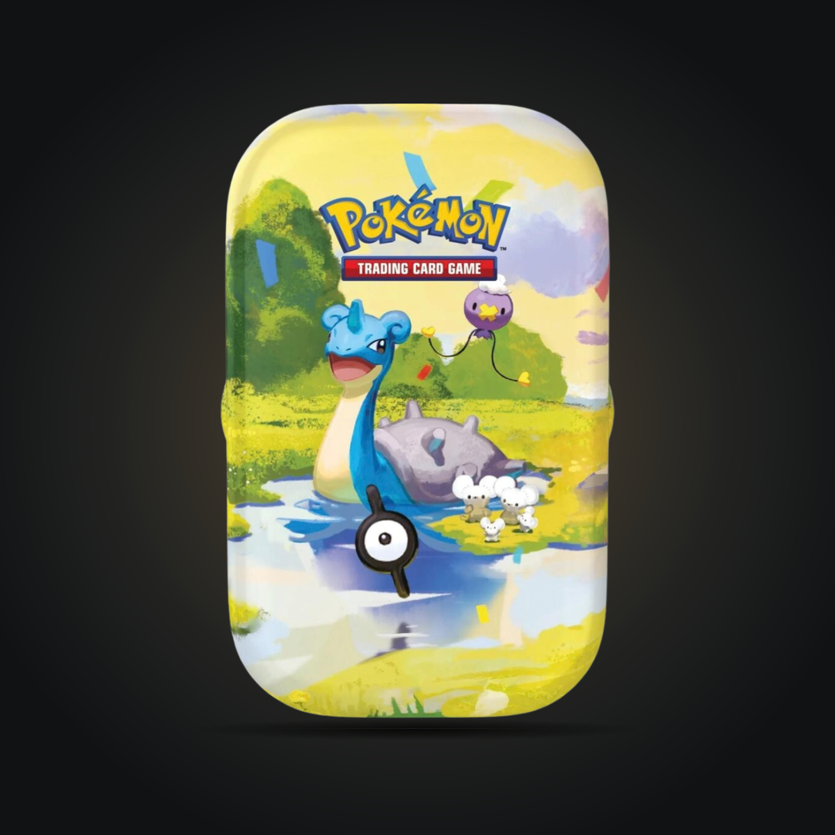Pokémon 30th Celebration Mini Tin, Lapras artwork example; artwork varies