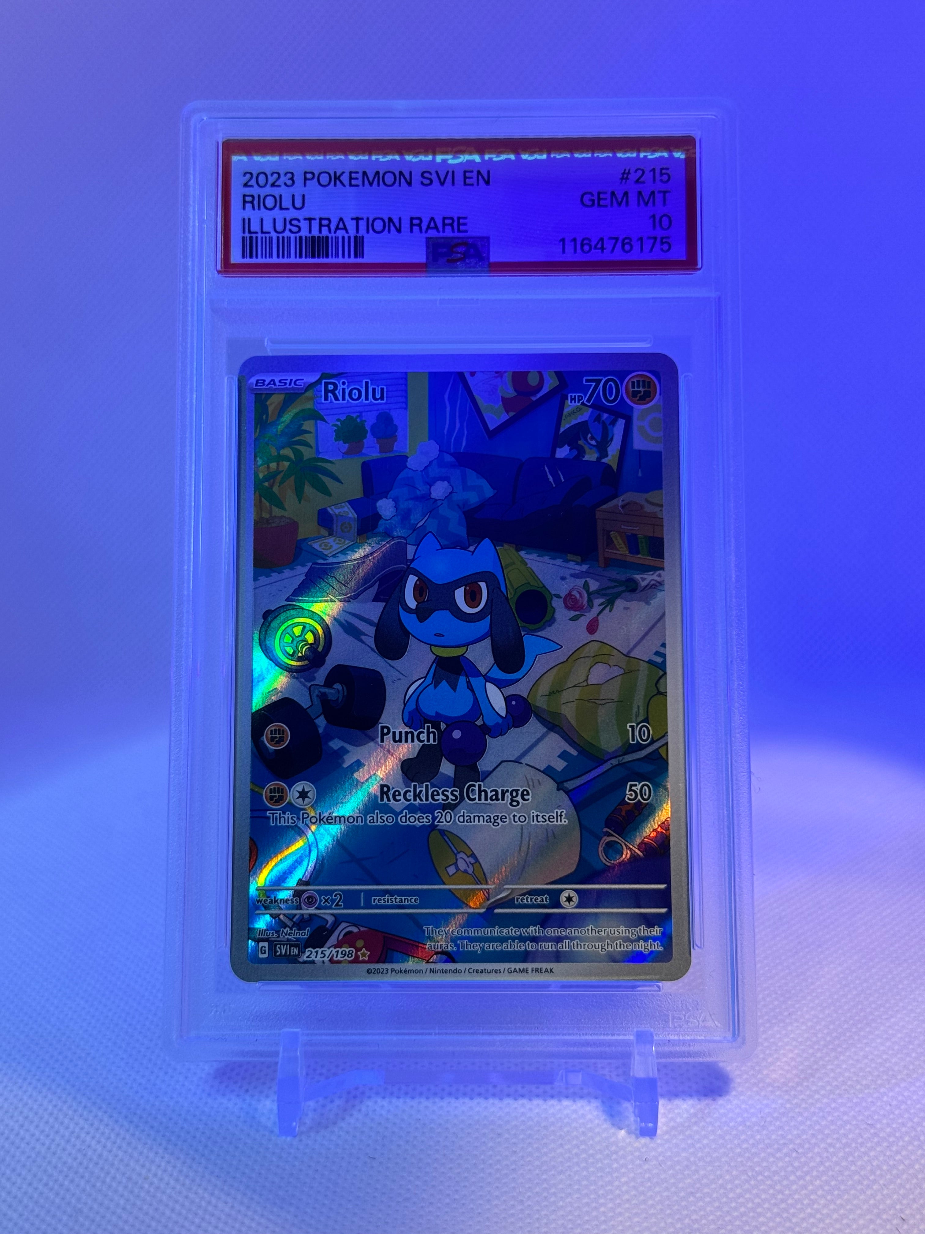 Scarlet & Violet Base Set: 215/198 - Riolu (IR) PSA 10 – TCG ULTRA