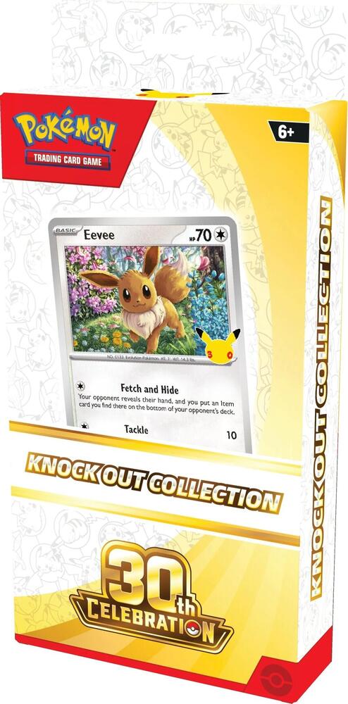 Pokémon TCG 30th Celebration Eevee Knock Out Collection front