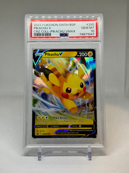 pikachu v pokemon card SWSH285