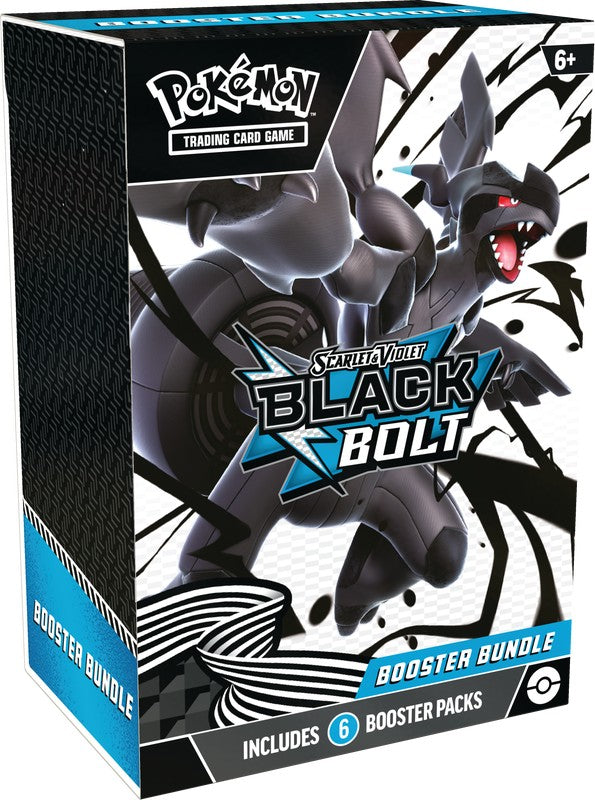 Scarlet & Violet Booster Bundle Duo: Black Bolt + White Flare (2x Bundles, 6 Packs/Bundle)