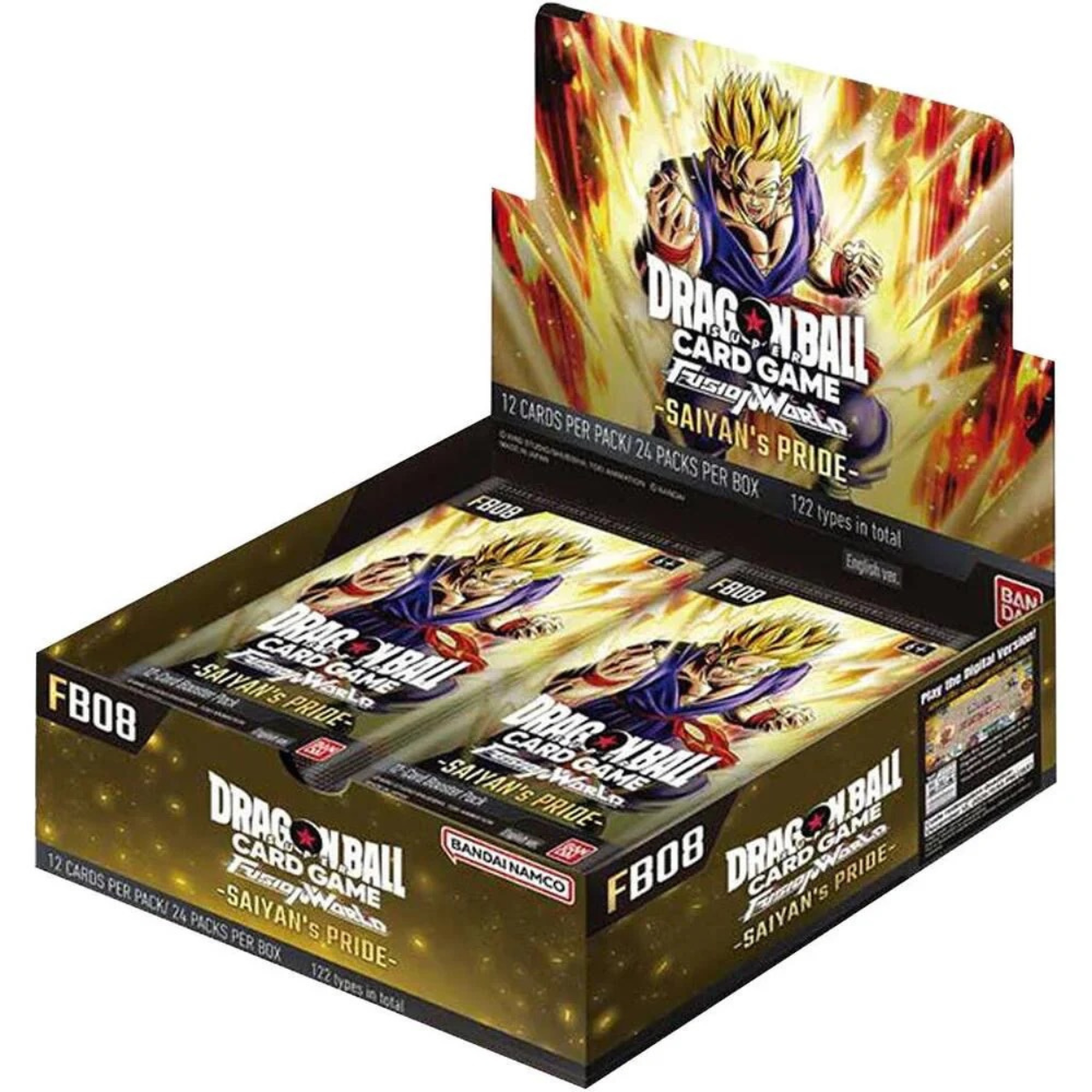 Dragon Ball Super Fusion World: Saiyan’s Pride Booster Box (FB08)