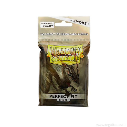 Dragon Shield Perfect Fit Sleeves – Standard Size Smoke (100 Count)