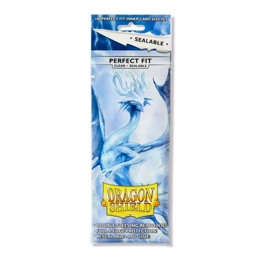 Dragon Shield Perfect Fit Sealable Sleeves – Standard Clear (100 Count)