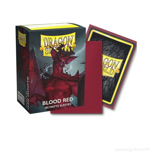 Dragon Shield Standard Card Sleeves (100ct) - Matte Blood Red