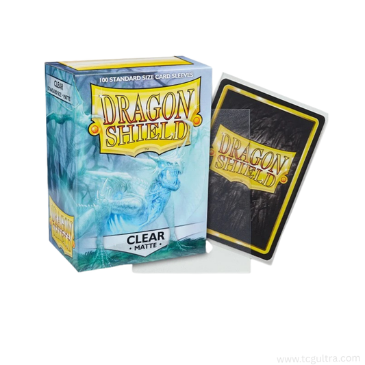 Dragon Shield Standard Card Sleeves (100ct) - Matte Clear