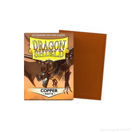 Dragon Shield Standard Card Sleeves (100ct) - Matte Copper