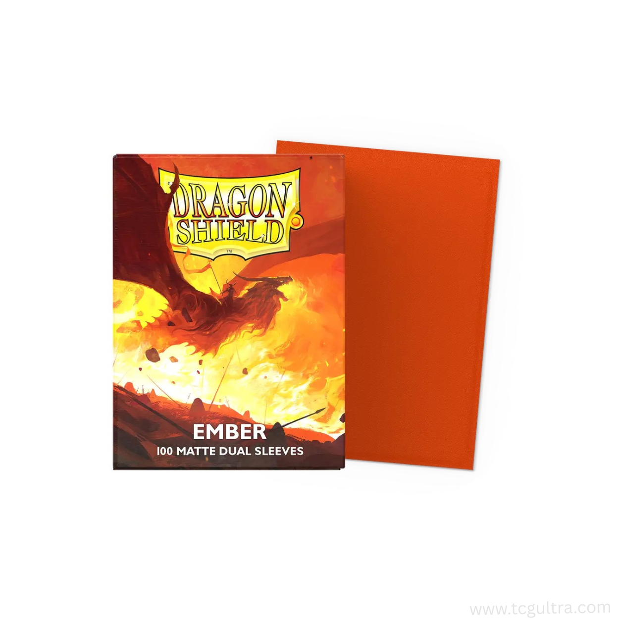 Dragon Shield Standard Card Sleeves (100ct) - Matte Dual Ember