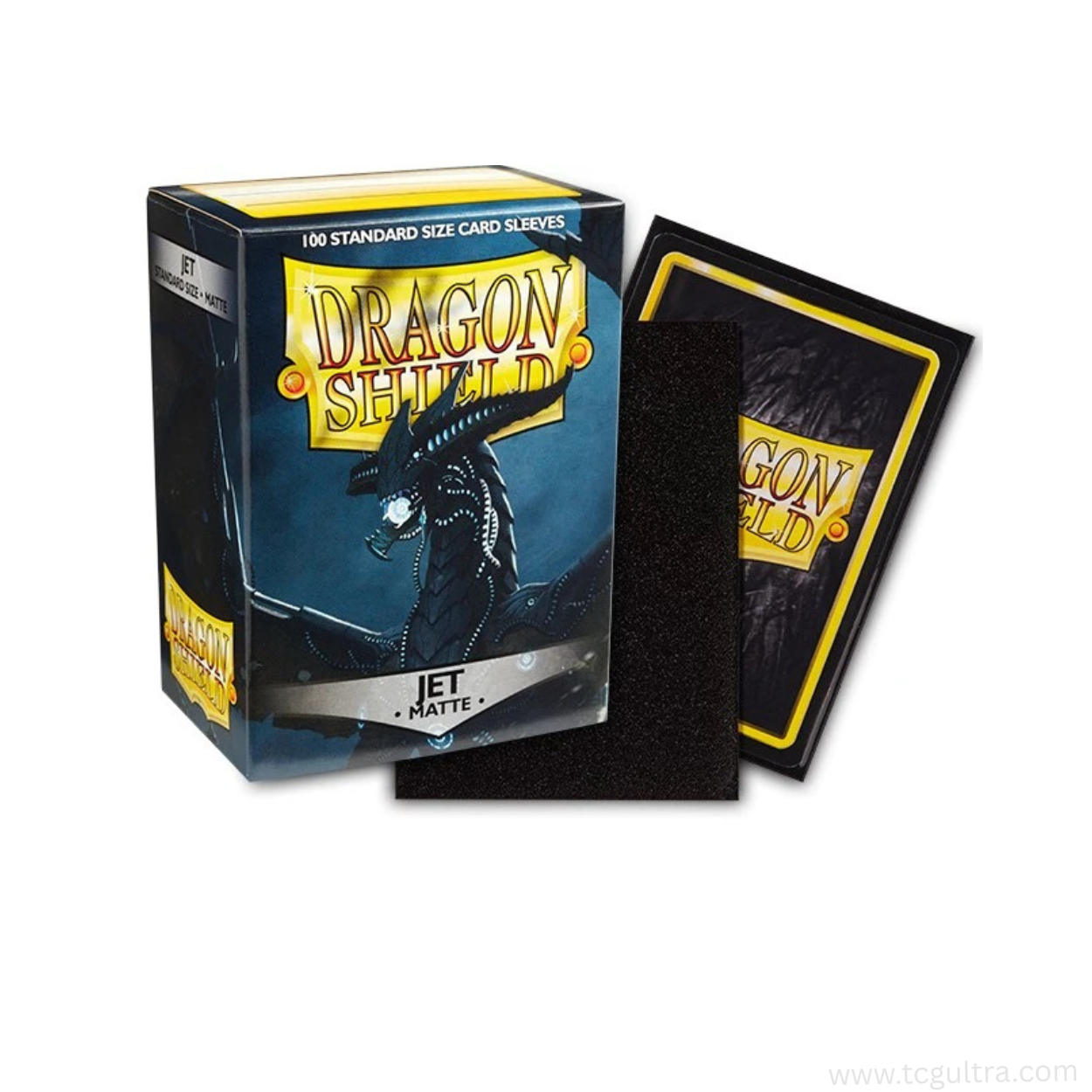 Dragon Shield Standard Card Sleeves (100ct) - Matte Jet