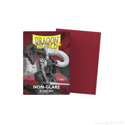 Dragon Shield Standard Card Sleeves (100ct) - Matte Non-Glare Blood Red