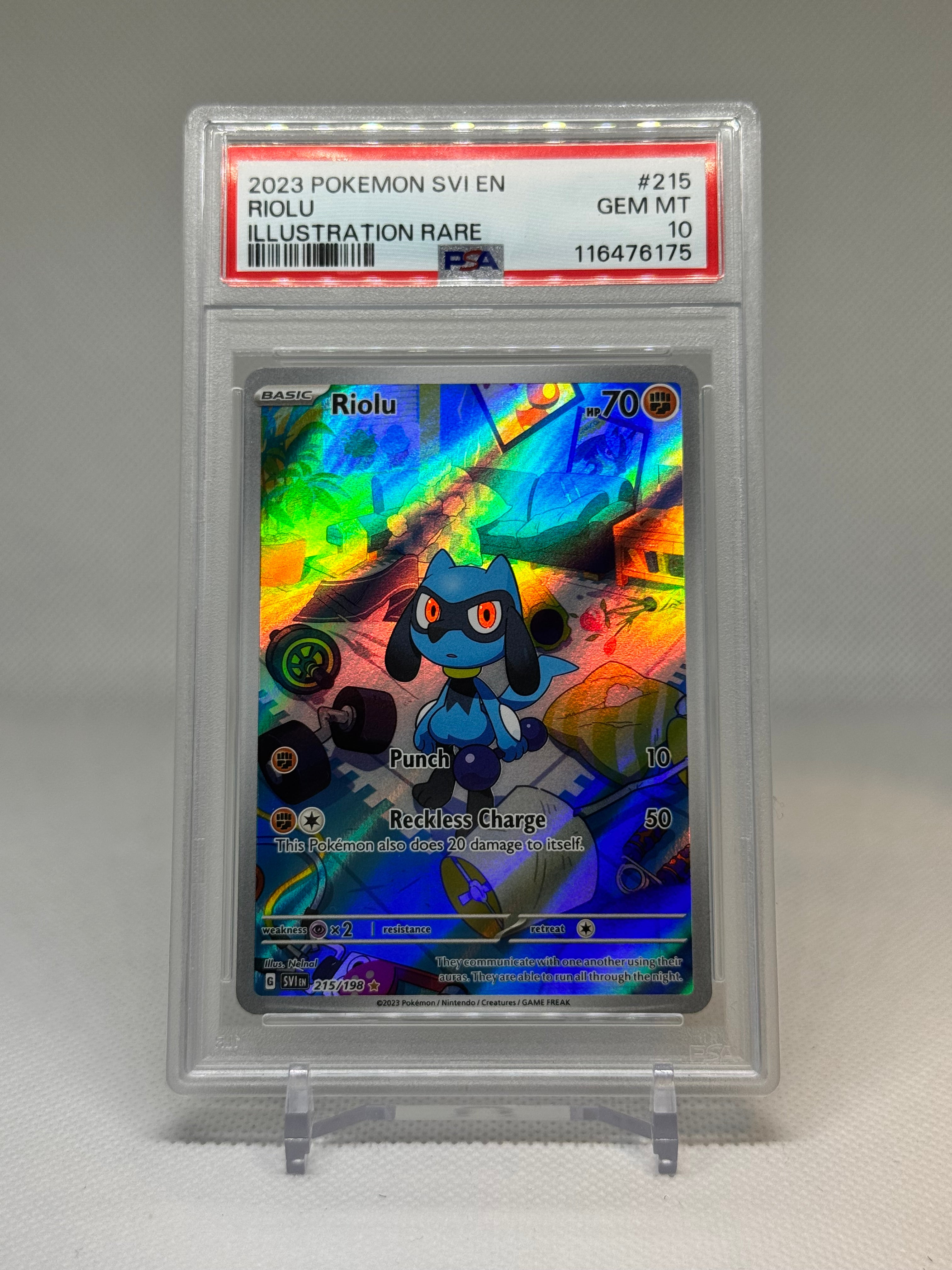 Scarlet & Violet Base Set: 215/198 - Riolu (IR) PSA 10 – TCG ULTRA