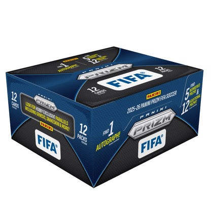 2025-26 Panini Prizm FIFA Soccer Hobby 12 Box Case [Pre-Order 3/27/26]
