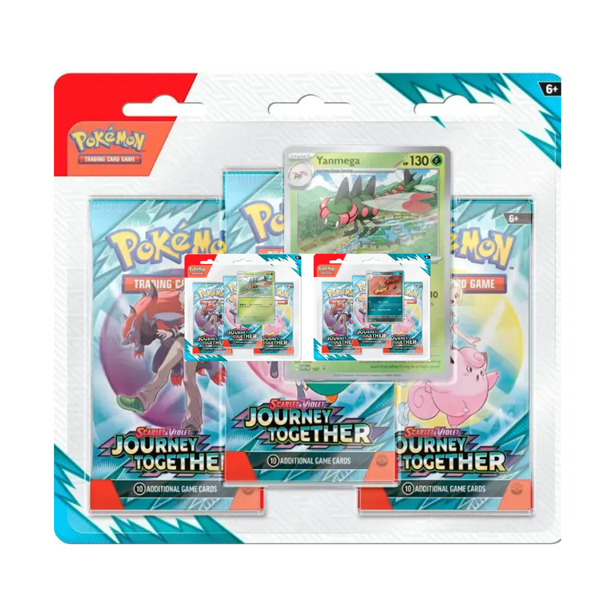 Pokémon TCG: Scarlet & Violet – Journey Together 3-Pack Booster (Styles May Vary)