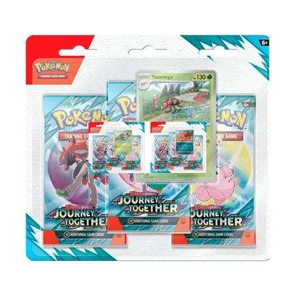 Pokémon TCG: Scarlet & Violet – Journey Together 3-Pack Booster (Styles May Vary)