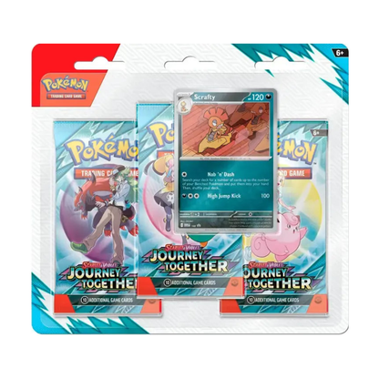 Pokémon TCG: Scarlet & Violet – Journey Together 3-Pack Booster (Styles May Vary)