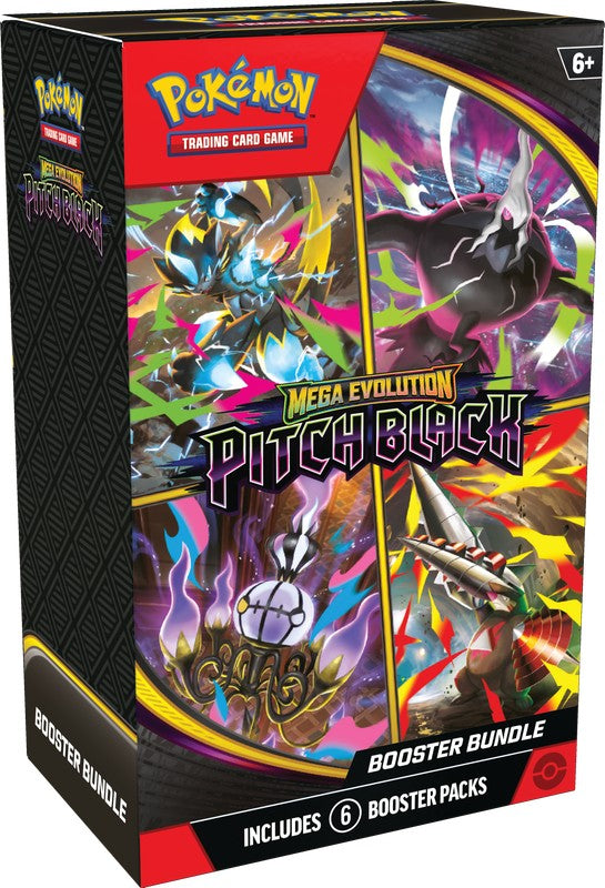 [Pre-Order] Pokémon TCG Mega Evolution Pitch Black Booster Bundle (6 Packs)