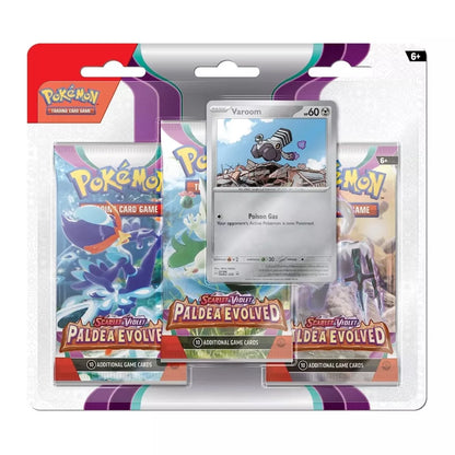 Scarlet & Violet-Paldea Evolved 3-Pack Booster Pack