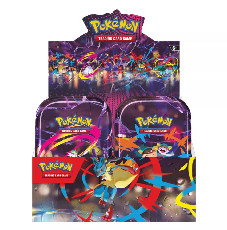 Mega Evolutions Mega Heroes Mini Tin Sealed Display (10 Tins)
