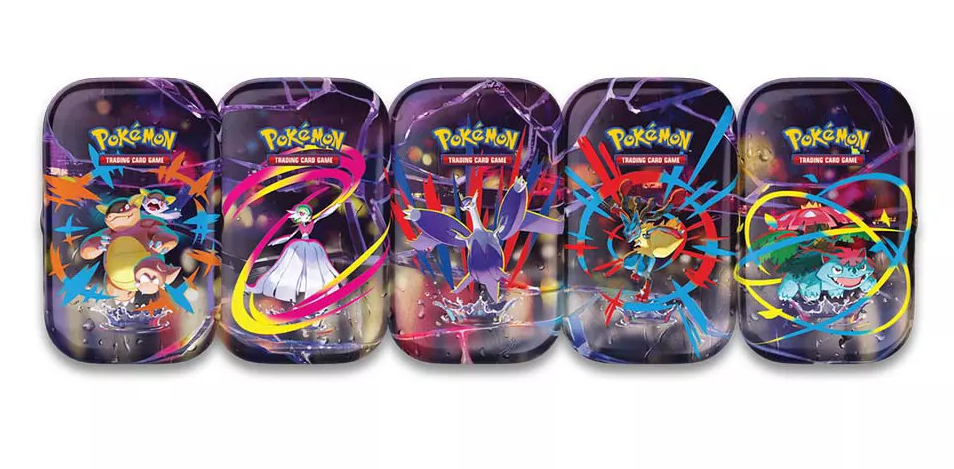 Mega Evolutions Mega Heroes Mini Tin Sealed Display (10 Tins)