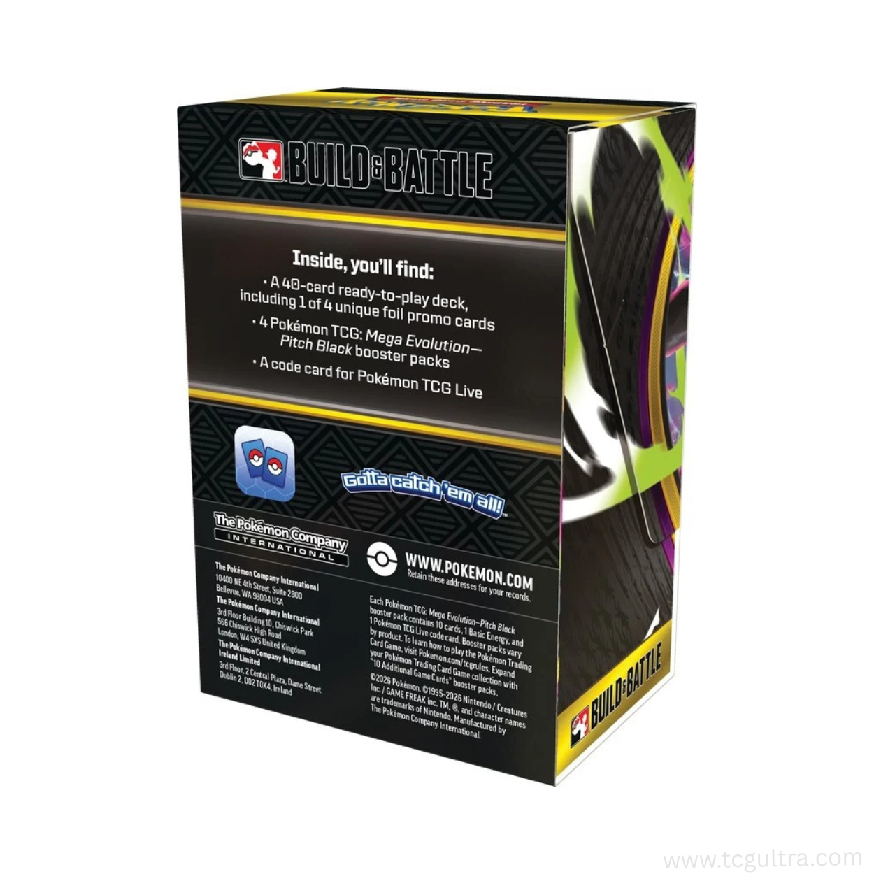 Pokémon TCG Mega Evolution Pitch Black Build & Battle Box