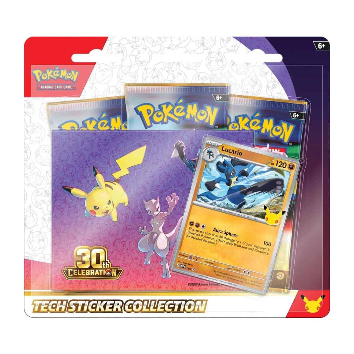 Pokémon TCG: 30th Celebration Tech Sticker Collection