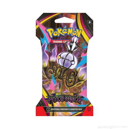 Pokémon TCG Mega Evolution Pitch Black Sleeved Booster Pack
