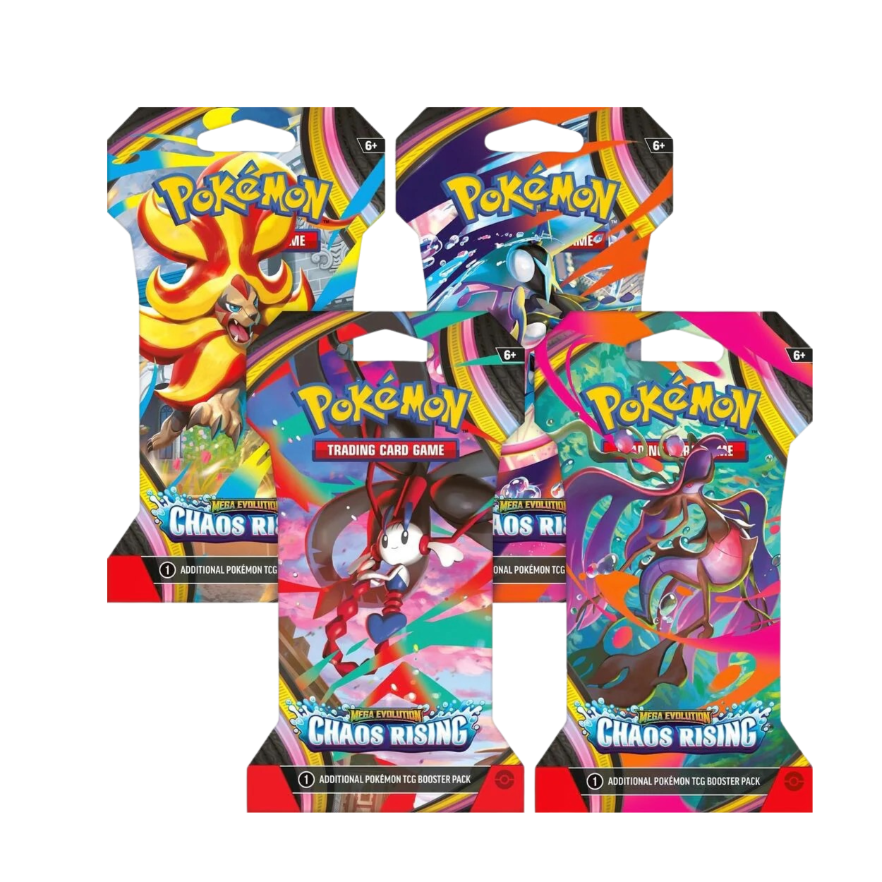 Pokémon TCG Mega Evolution Chaos Rising Sleeved Booster Pack