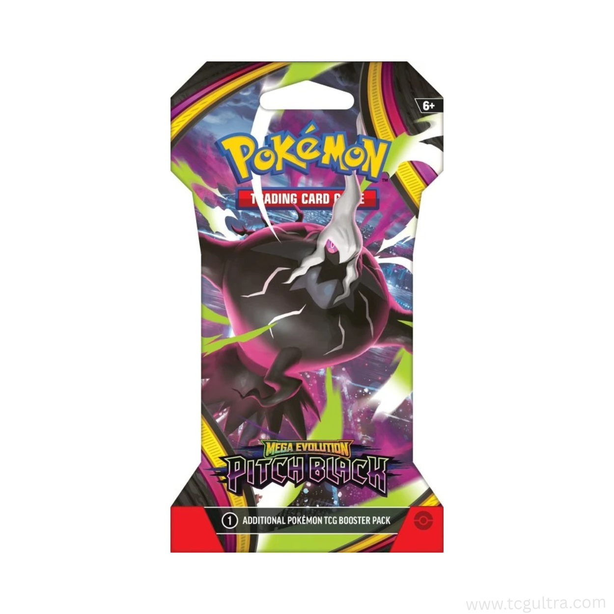 Pokémon TCG Mega Evolution Pitch Black Sleeved Booster Pack