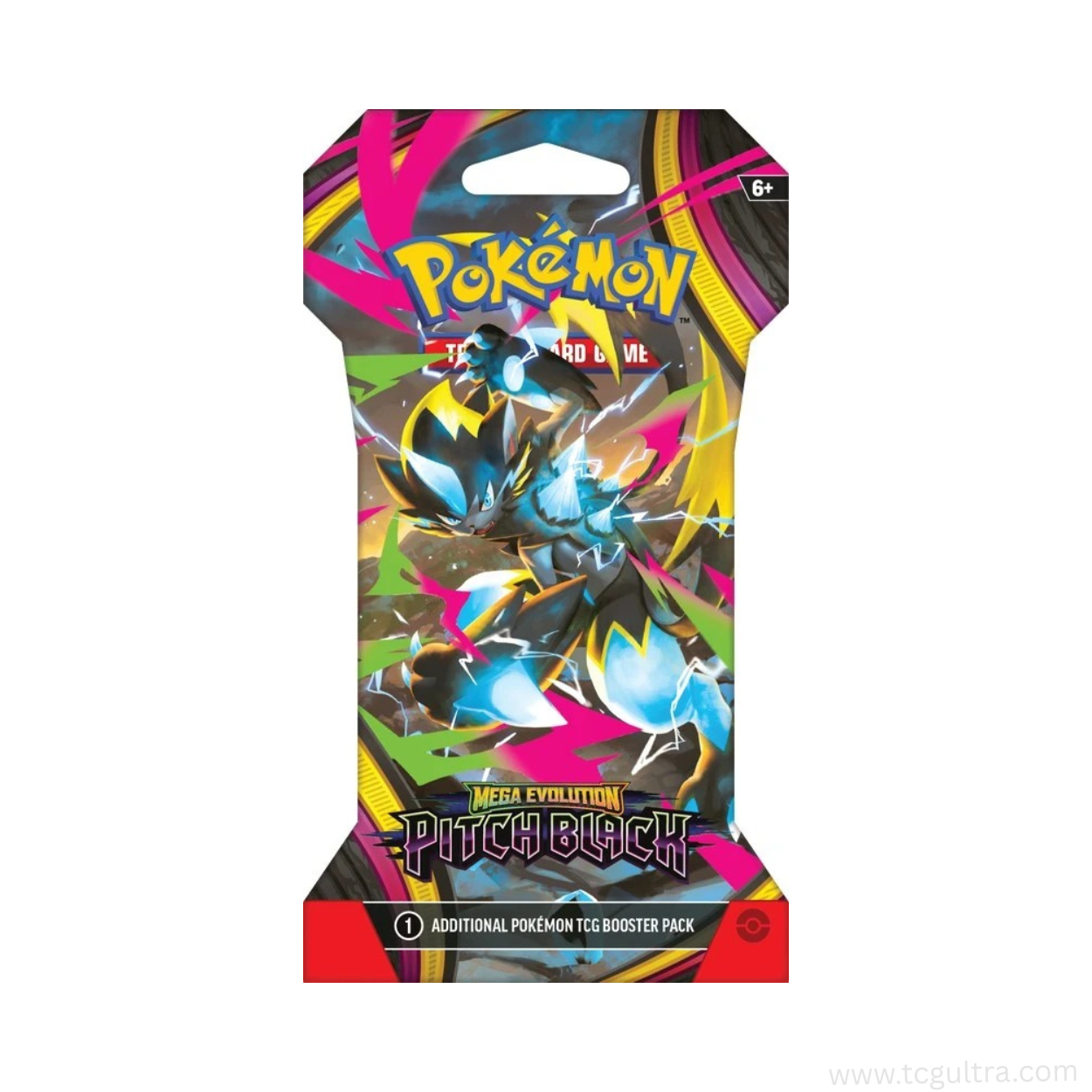 Pokémon TCG Mega Evolution Pitch Black Sleeved Booster Pack