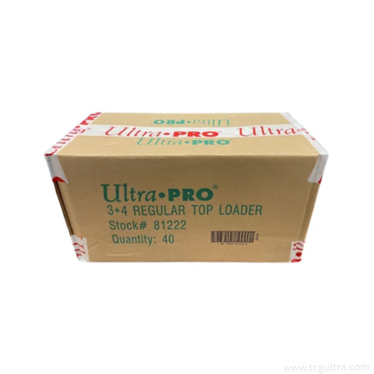 Ultra PRO Standard 3" x 4" Top Loader Case – 40 Packs (1,000 Top Loaders)