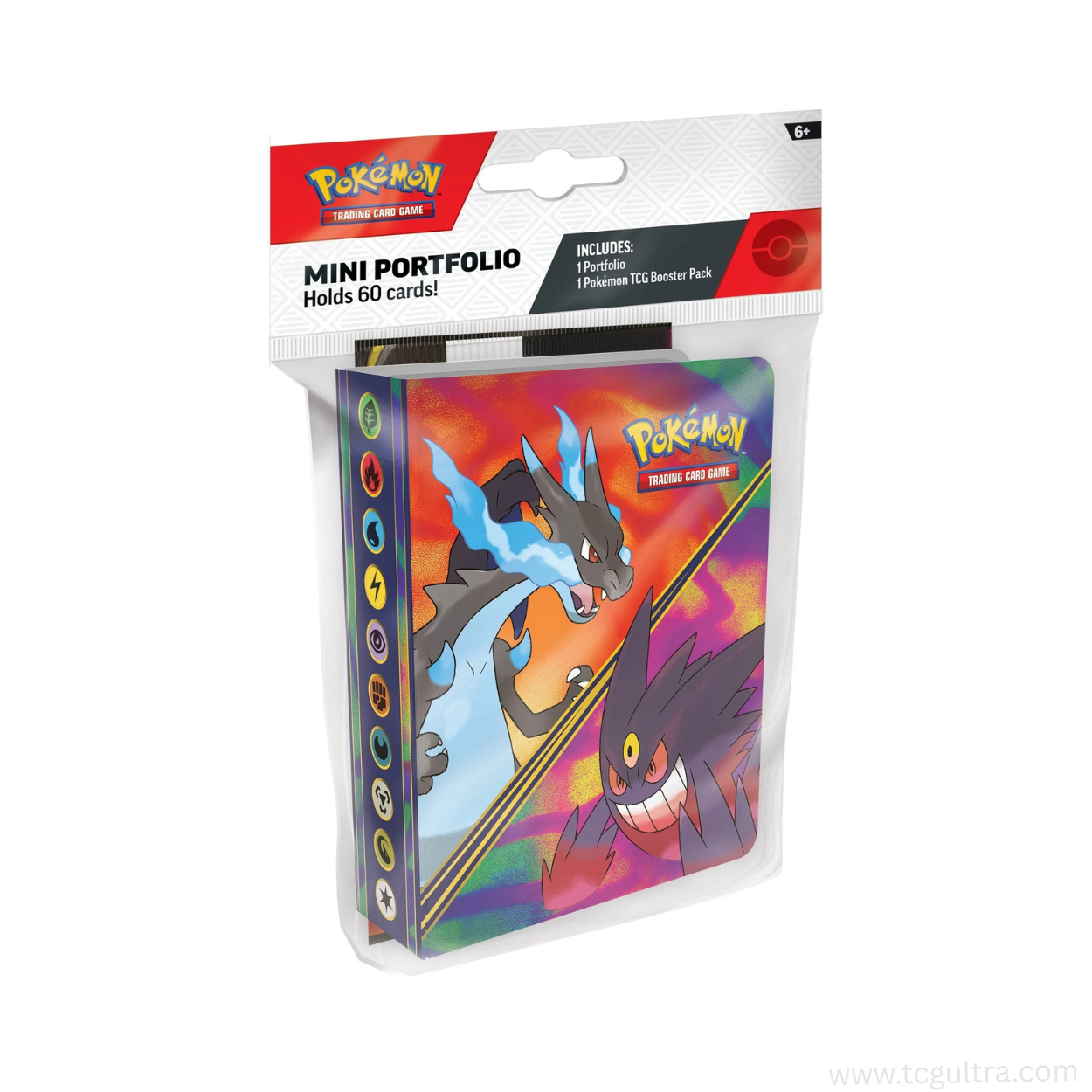 Pokémon TCG 2026 Q1 Mini Portfolio – Includes Phantasmal Flames Booster Pack
