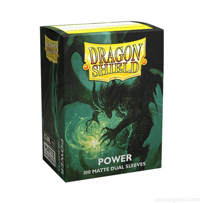 Dragon Shield Standard Card Sleeves (100ct) - Matte Dual Power
