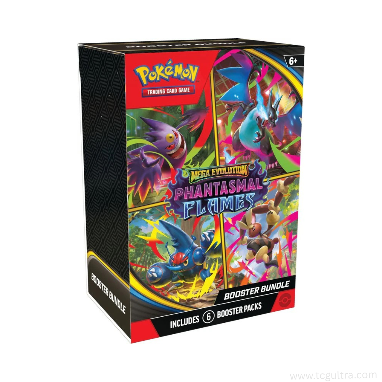 Pokémon TCG Mega Evolutions Phantasmal Flames Booster Bundle (6 Packs)